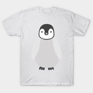 Penguin Chick (pink background) T-Shirt